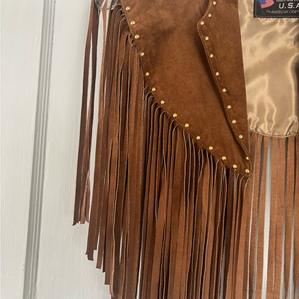 Vintage suede shawl - Picture 2 of 7
